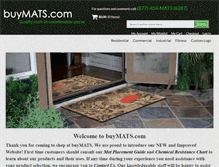 Tablet Screenshot of buymats.com